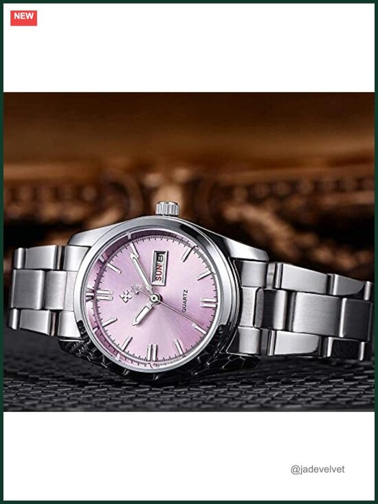 Luxury Women\'s Analog Quartz Wrist Watch Luminous Stainless Steel Bracelet main image 6